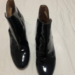 Robert Clergerie Patent Leather Chelsea Boots - Women's Size 40